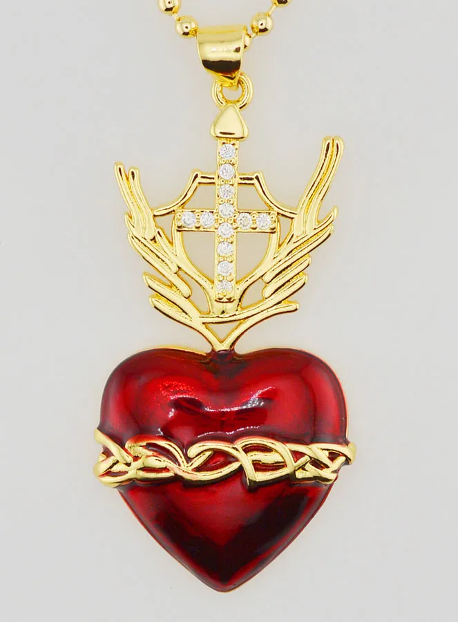 Religieus Collier Ex-Voto en Kruis - 40cm (pic 4)