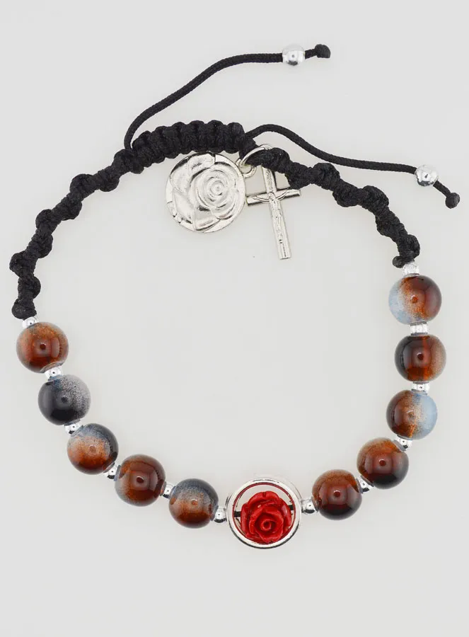 Verstelbare Armband Tientje - Bruine Tinten (pic 1)