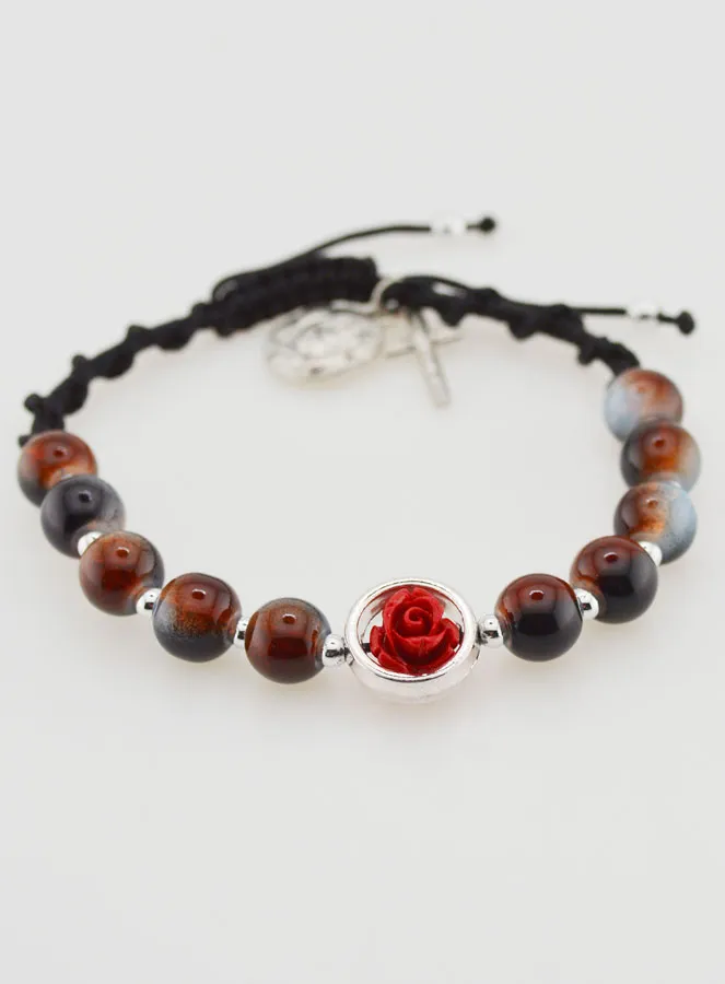 Verstelbare Armband Tientje - Bruine Tinten (pic 2)