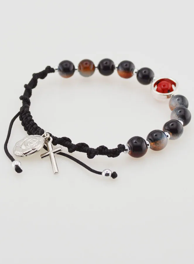 Verstelbare Armband Tientje - Bruine Tinten (pic 4)