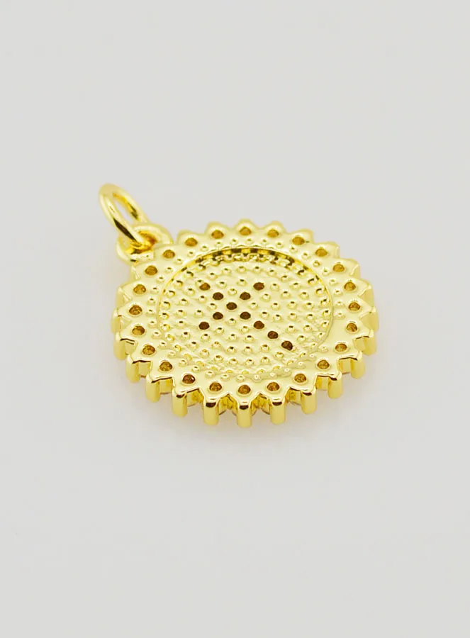 Hanger Gekarteld Kruis - 15mm (pic 4)