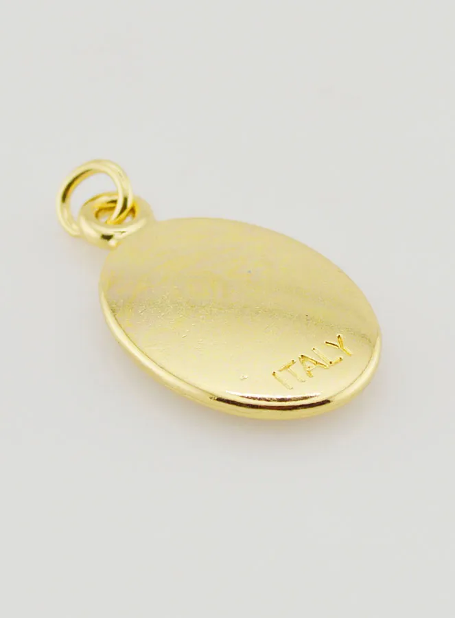 Goudkleurige Hanger van Sint Michaël de Aartsengel - 25mm (pic 4)