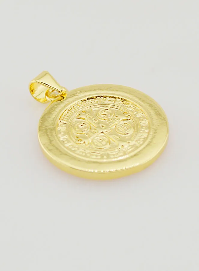 Sint Benedictus Medaille - Roze Rand (pic 4)