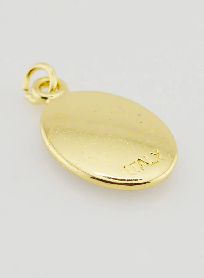 Goudkleurige Hanger Maria Wonderdadige - 25mm (pic 4)