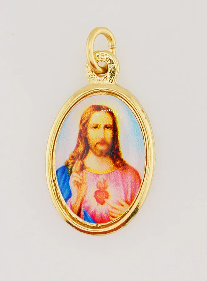 Dubbelzijdige Hanger van de Heilige Harten - 25mm (pic 3)