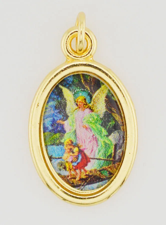 Hanger Beschermengel Goudkleurig - 25mm (pic 1)