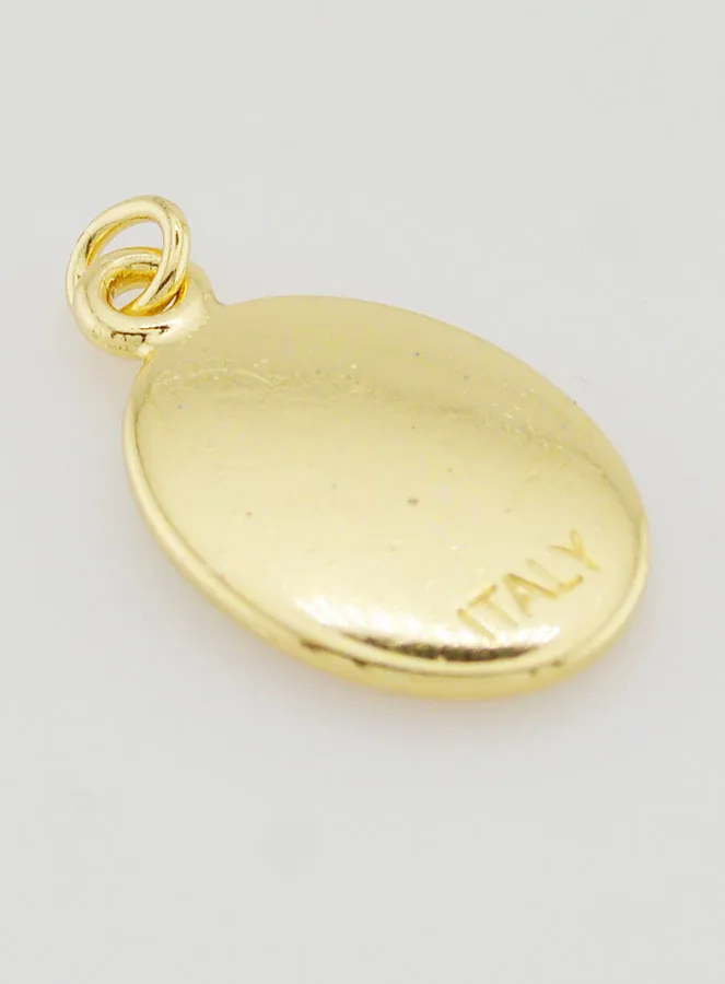 Hanger Heilig Hart van Jezus Goudkleurig - 25mm (pic 4)