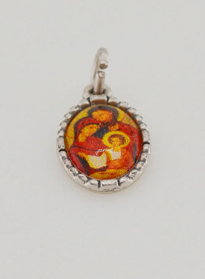 Medaillon met Gedraaide Rand 15mm - Heilige Familie (pic 2)