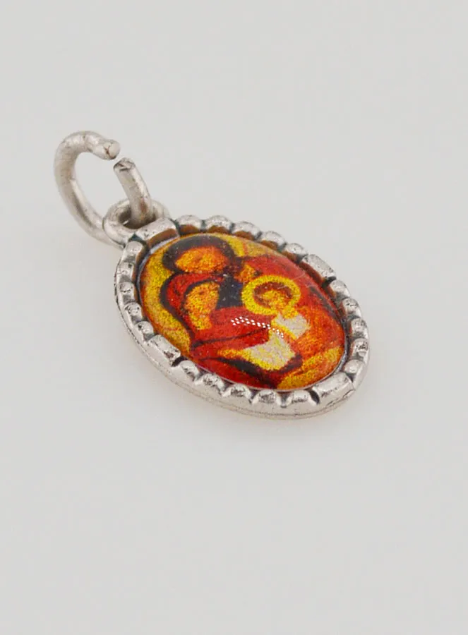 Medaillon met Gedraaide Rand 15mm - Heilige Familie (pic 3)