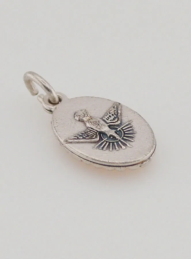 Medaillon met Gedraaide Rand 15mm - Heilige Familie (pic 4)