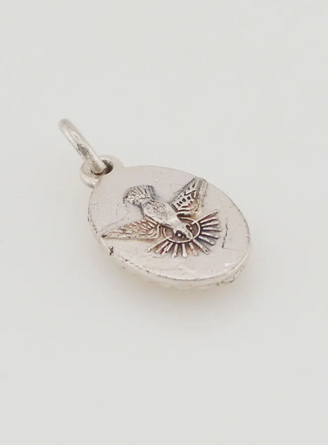 Medaillon met Bewerkte Rand 15mm - Maria die de Knopen Ontwart (pic 4)