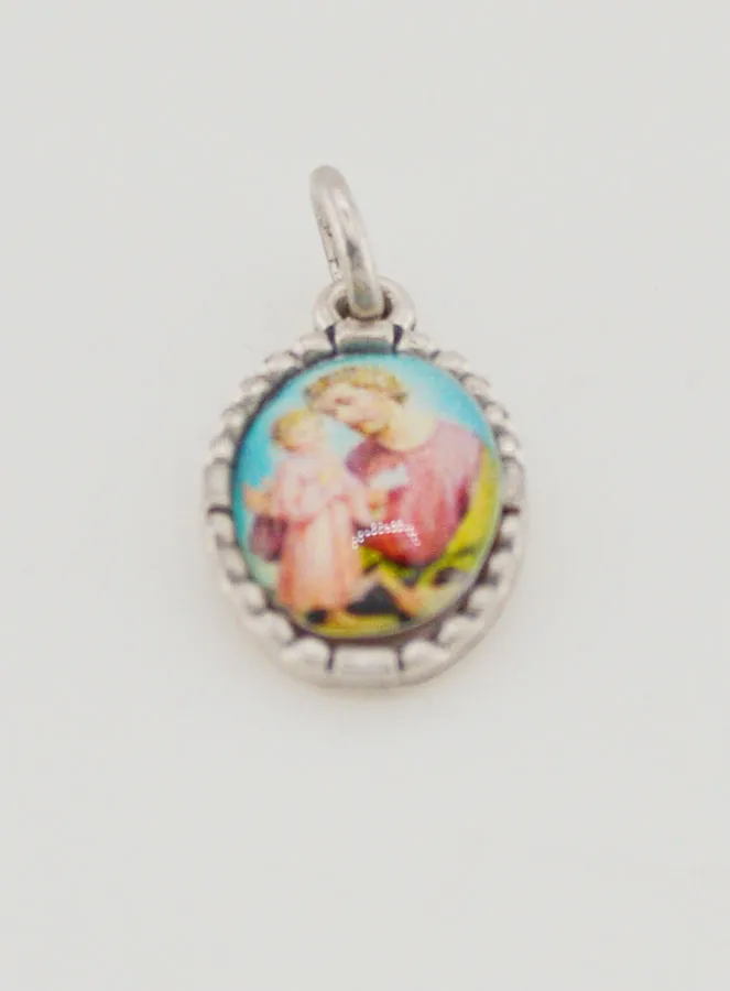 Medaillon met Gedraaide Rand 15mm - Sint Jozef (pic 2)