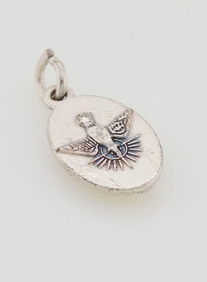 Medaillon met Gedraaide Rand 15mm - Sint Expeditus (pic 4)