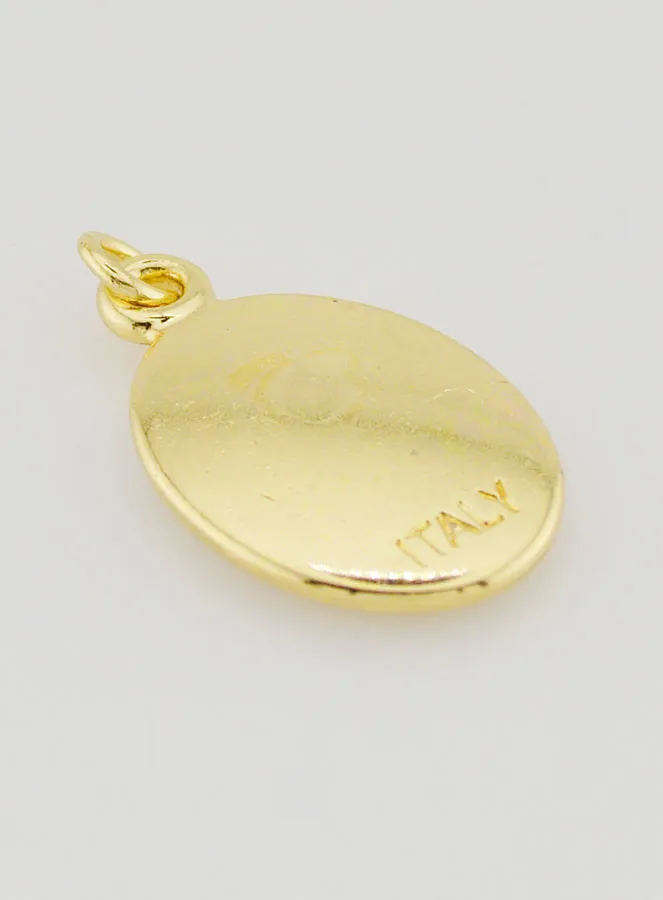 Hanger Heilige Theresia Goudkleurig - 25mm (pic 4)