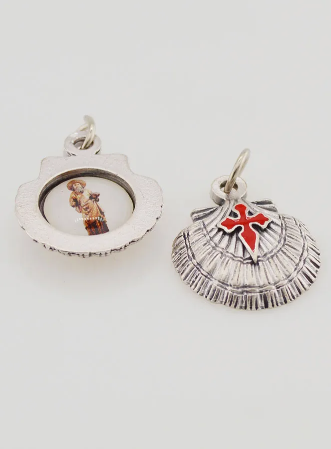 Hanger Sint Jacobus van Compostela - 18mm (pic 2)