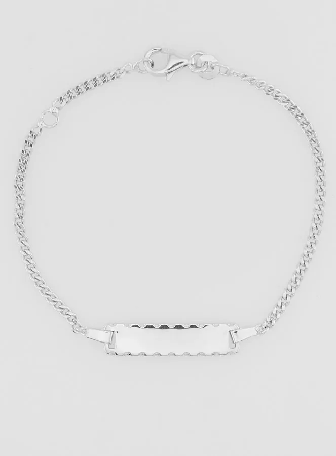 925 Sterling Zilveren Baby Identiteits Armband - 16cm (pic 3)