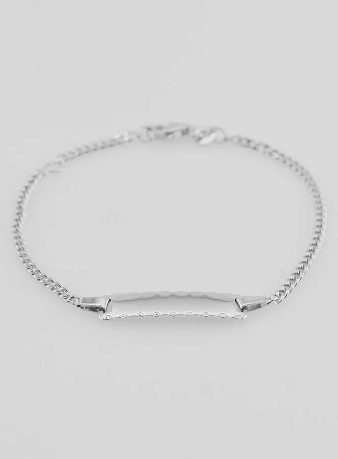 925 Sterling Zilveren Baby Identiteits Armband - 16cm (pic 4)