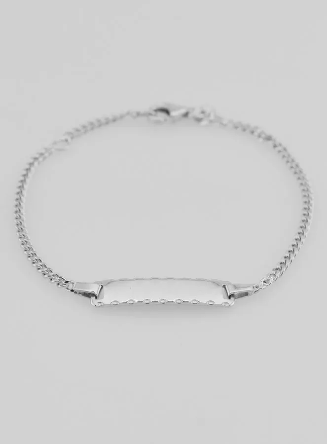 Zilveren Doop Armband voor Kind - 16cm (pic 4)