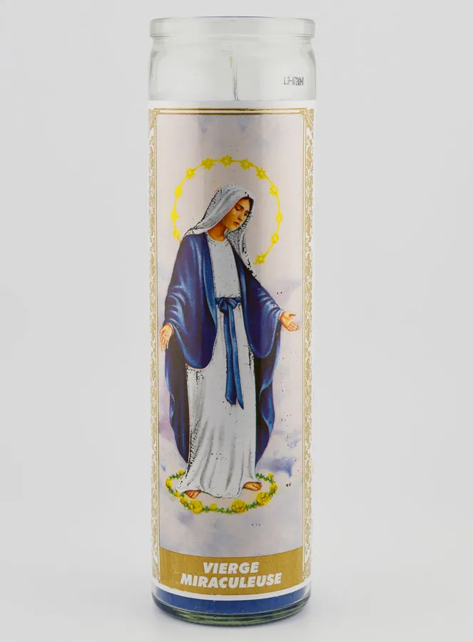 Kaars in Glas - Maria Wonderdadige (pic 1)