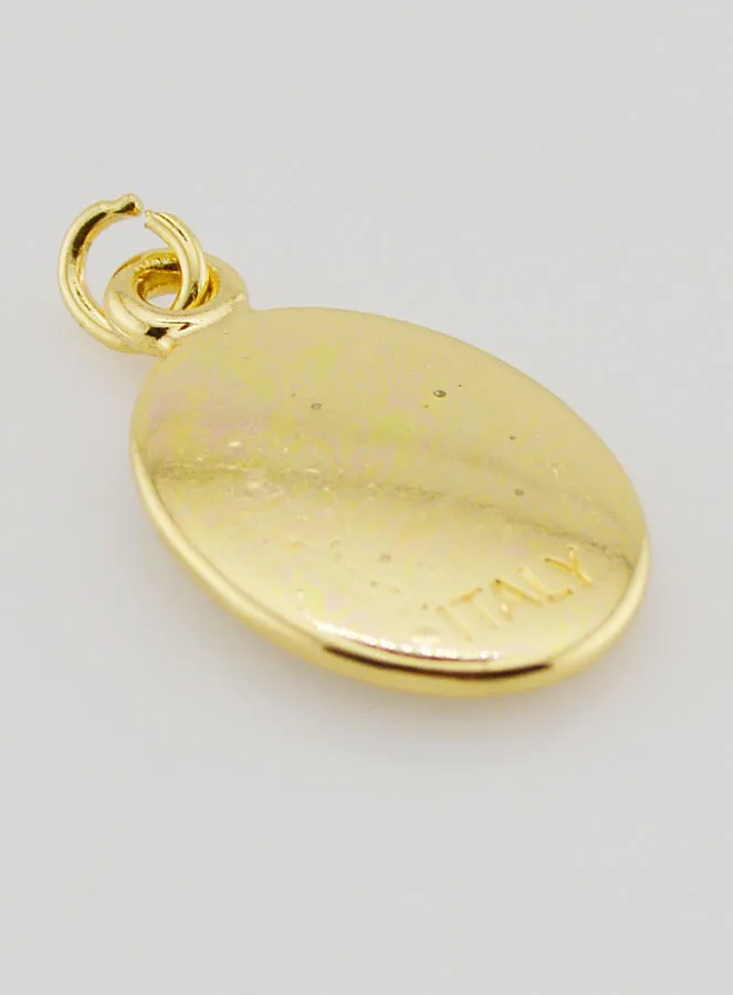 Goudkleurige Hanger Onze-Lieve-Vrouw van Fatima - 25mm (pic 4)