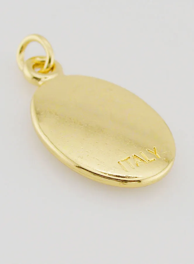 Goudkleurige Hanger van Sint Anna - 25mm (pic 4)