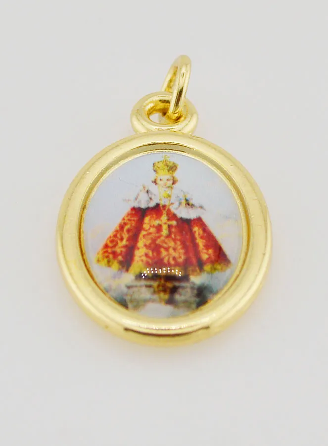 Medaillon van het Kind Jezus van Praag - 25mm (pic 2)