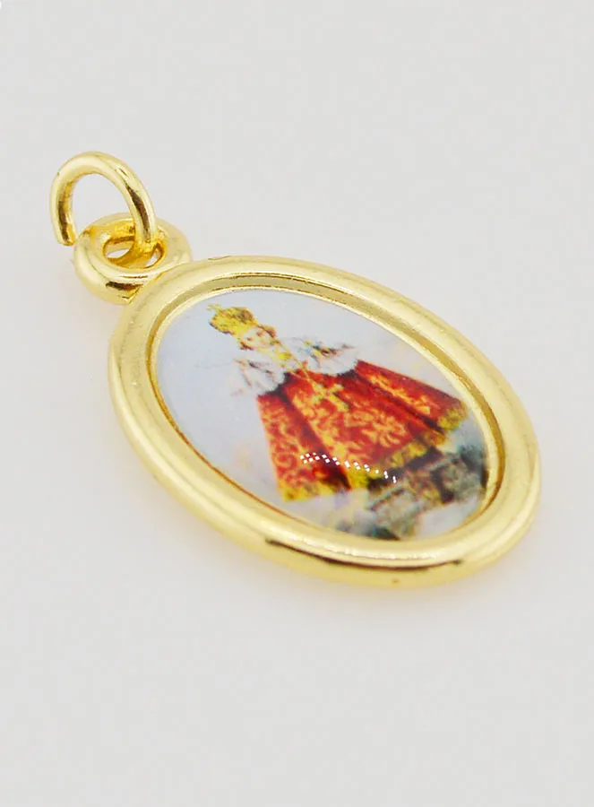 Medaillon van het Kind Jezus van Praag - 25mm (pic 3)