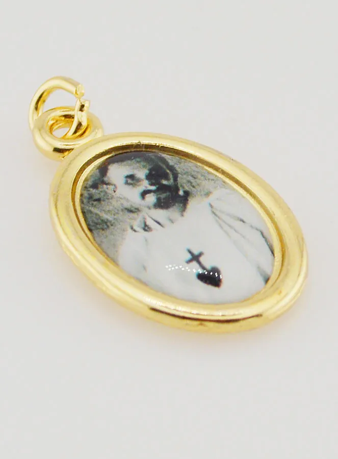 Goudkleurige Hanger Heilige Charles de Foucauld - 25mm (pic 3)