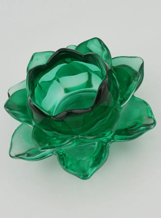 Kandelaar Lotusbloem - Groen (pic 4)