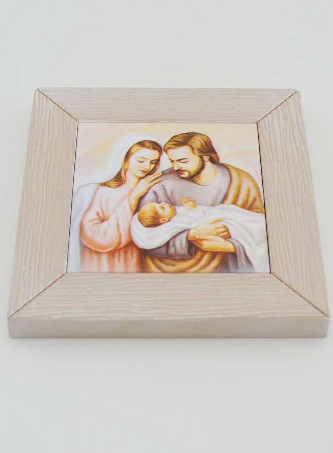 Modern Icoon Frame Jozef en Heilige Familie - 11cm (pic 2)
