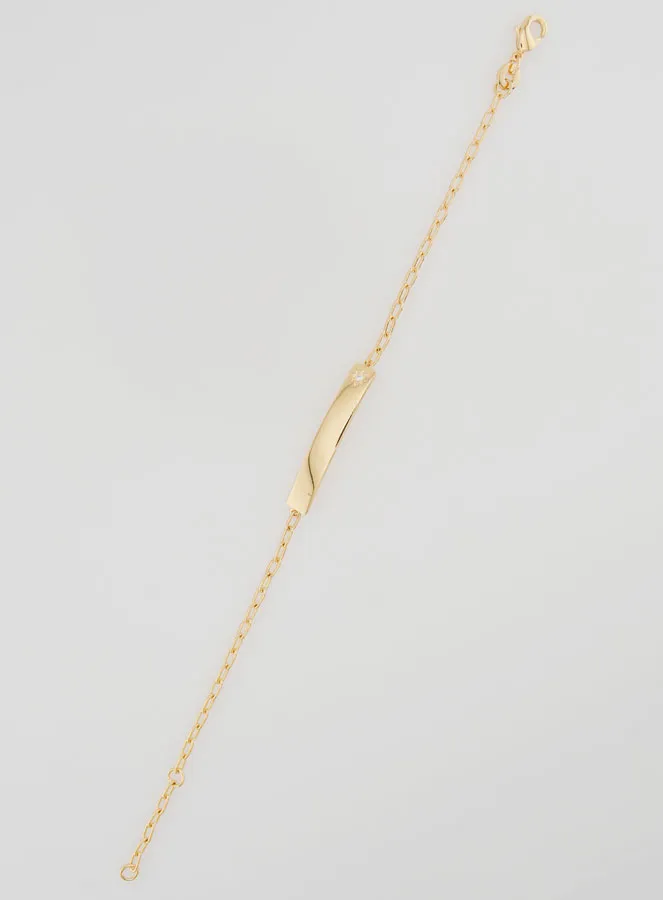 Baby Identiteits Armband Verguld - 15cm (pic 2)