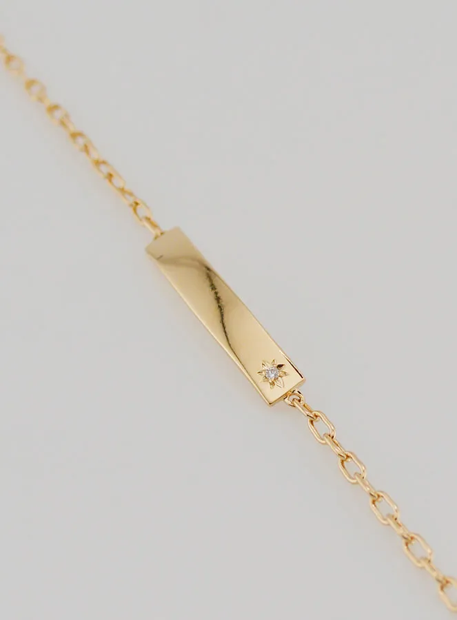 Verguld Doop Armbandje Kind - 15cm (pic 1)