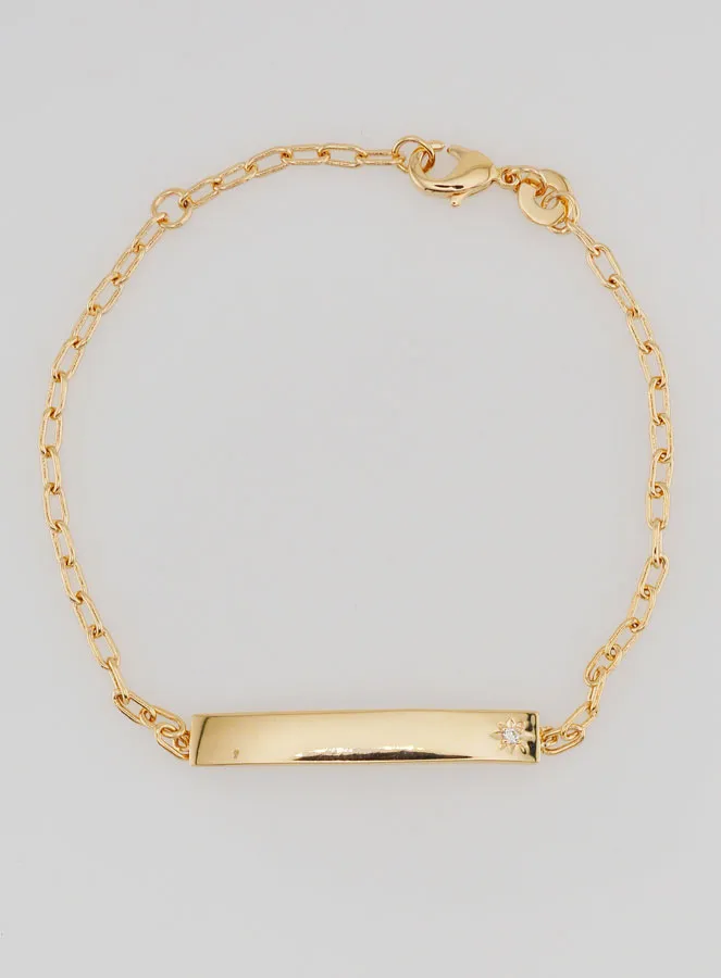 Verguld Doop Armbandje Kind - 15cm (pic 3)