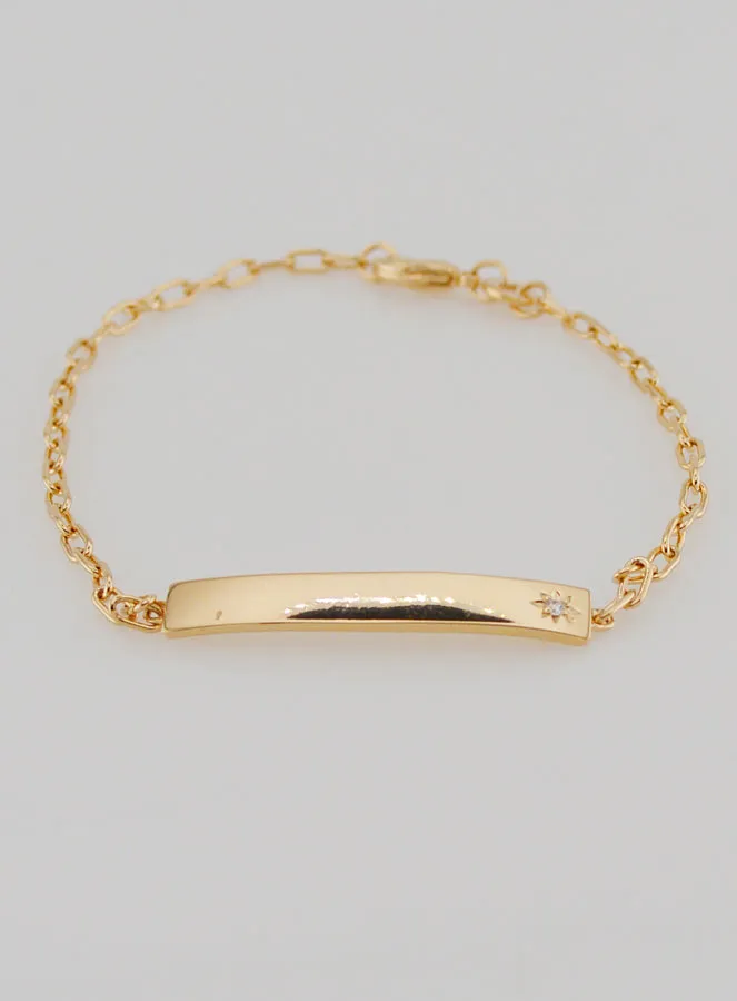 Verguld Doop Armbandje Kind - 15cm (pic 4)
