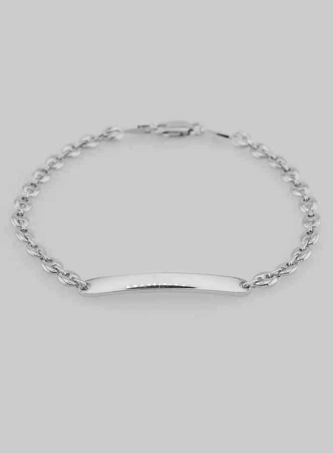 925 Sterling Zilveren Doop Armbandje - 18cm (pic 4)