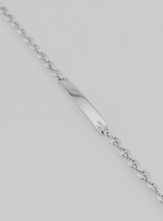 Doop Armband van Gerhodineerd Zilver- 18cm (pic 1)