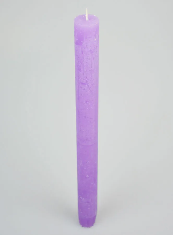 Doorgekleurde Kaars 27cm - Paars (pic 2)