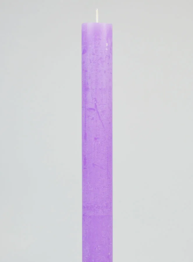 Doorgekleurde Kaars 27cm - Paars (pic 3)
