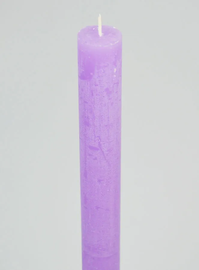 Doorgekleurde Kaars 27cm - Paars (pic 4)
