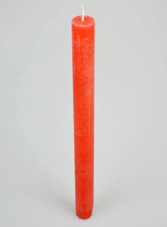 Doorgekleurde Kaars 27cm - Roze Rood (pic 2)