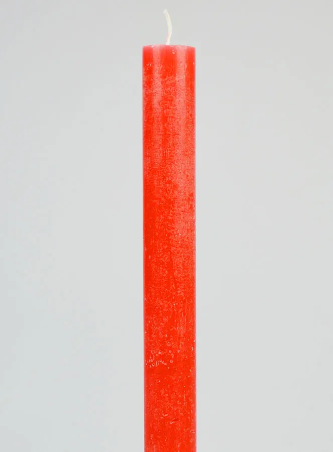 Doorgekleurde Kaars 27cm - Roze Rood (pic 3)