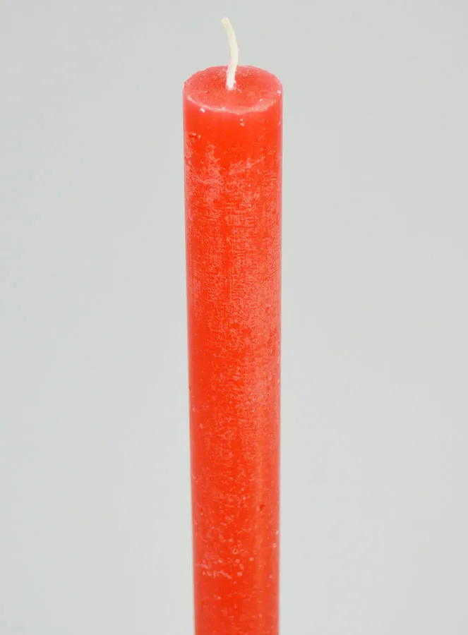 Doorgekleurde Kaars 27cm - Roze Rood (pic 4)