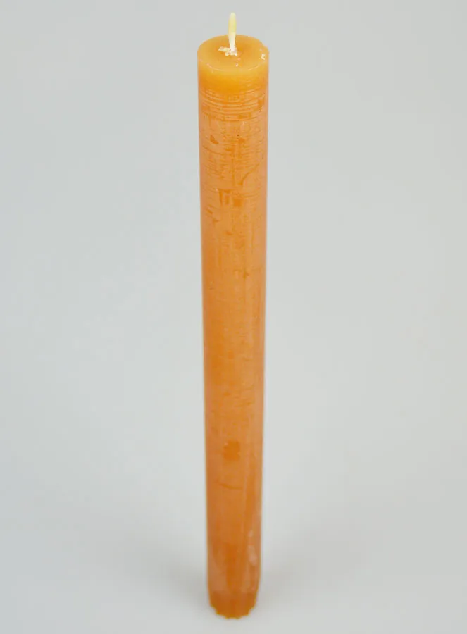 Doorgekleurde Kaars 27cm - Kastanje Bruin (pic 2)