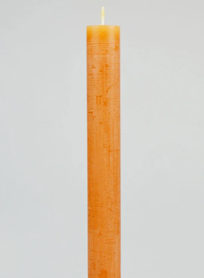 Doorgekleurde Kaars 27cm - Kastanje Bruin (pic 3)
