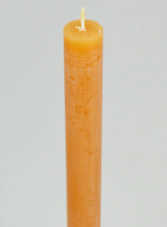 Doorgekleurde Kaars 27cm - Kastanje Bruin (pic 4)