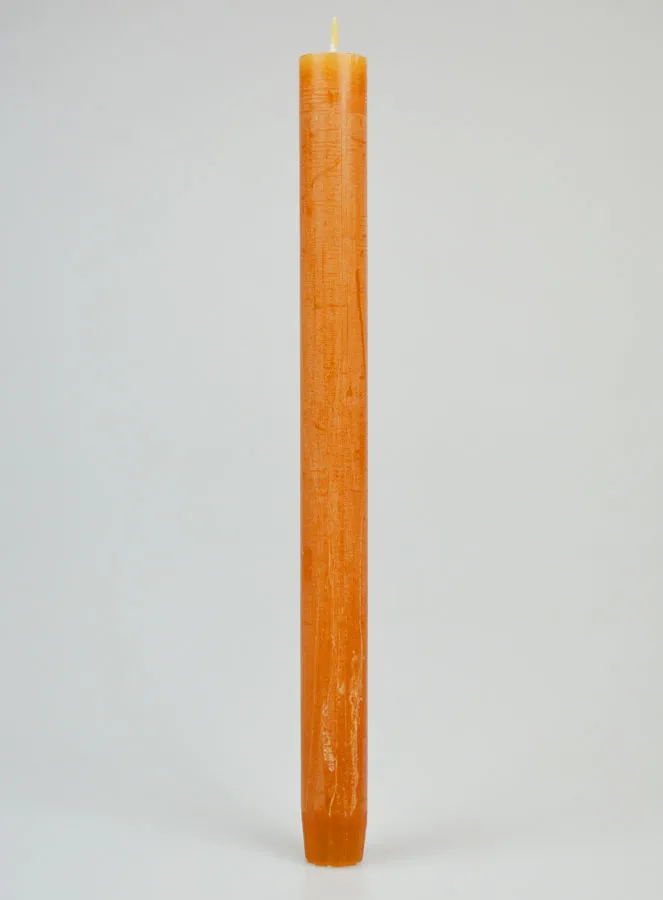 Doorgekleurde Gebedskaars - Kastanje Bruin (pic 1)
