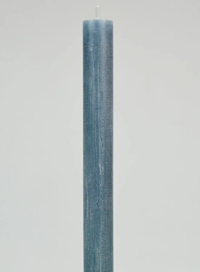 Doorgekleurde Gebedskaars - Blauw Grijs (pic 3)