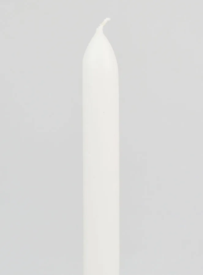 Doorgekleurde Kaars 24cm - Wit (pic 3)