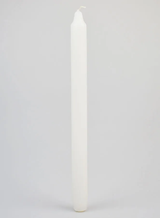 Doorgekleurde Kaars 29cm - Wit (pic 1)