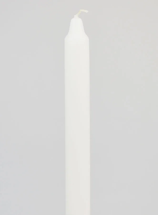 Doorgekleurde Kaars 29cm - Wit (pic 3)